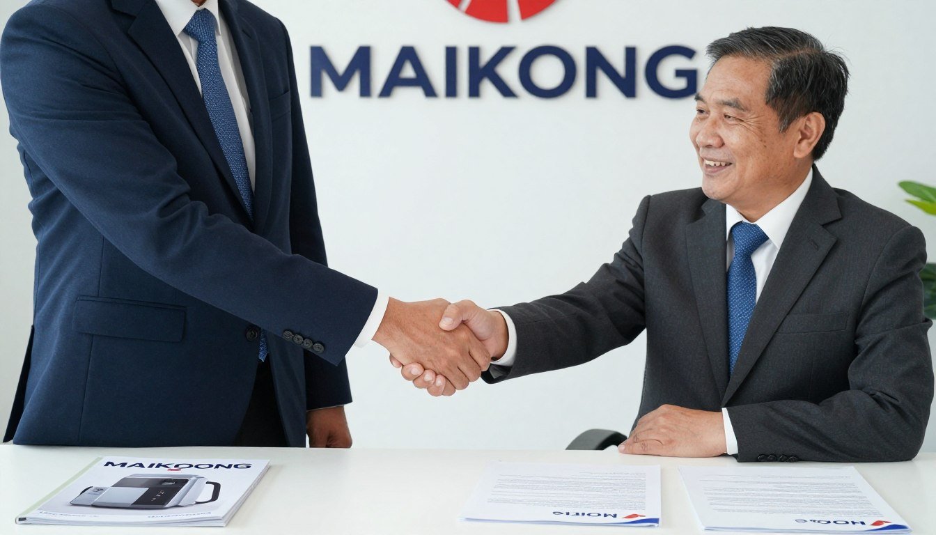 MAIKONG dealer partnership handshake