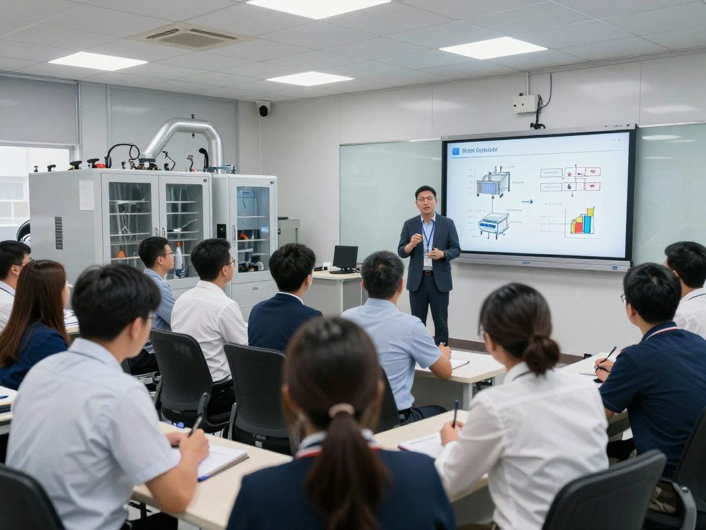 MAIKONG distributor training session in Shenzhen factory