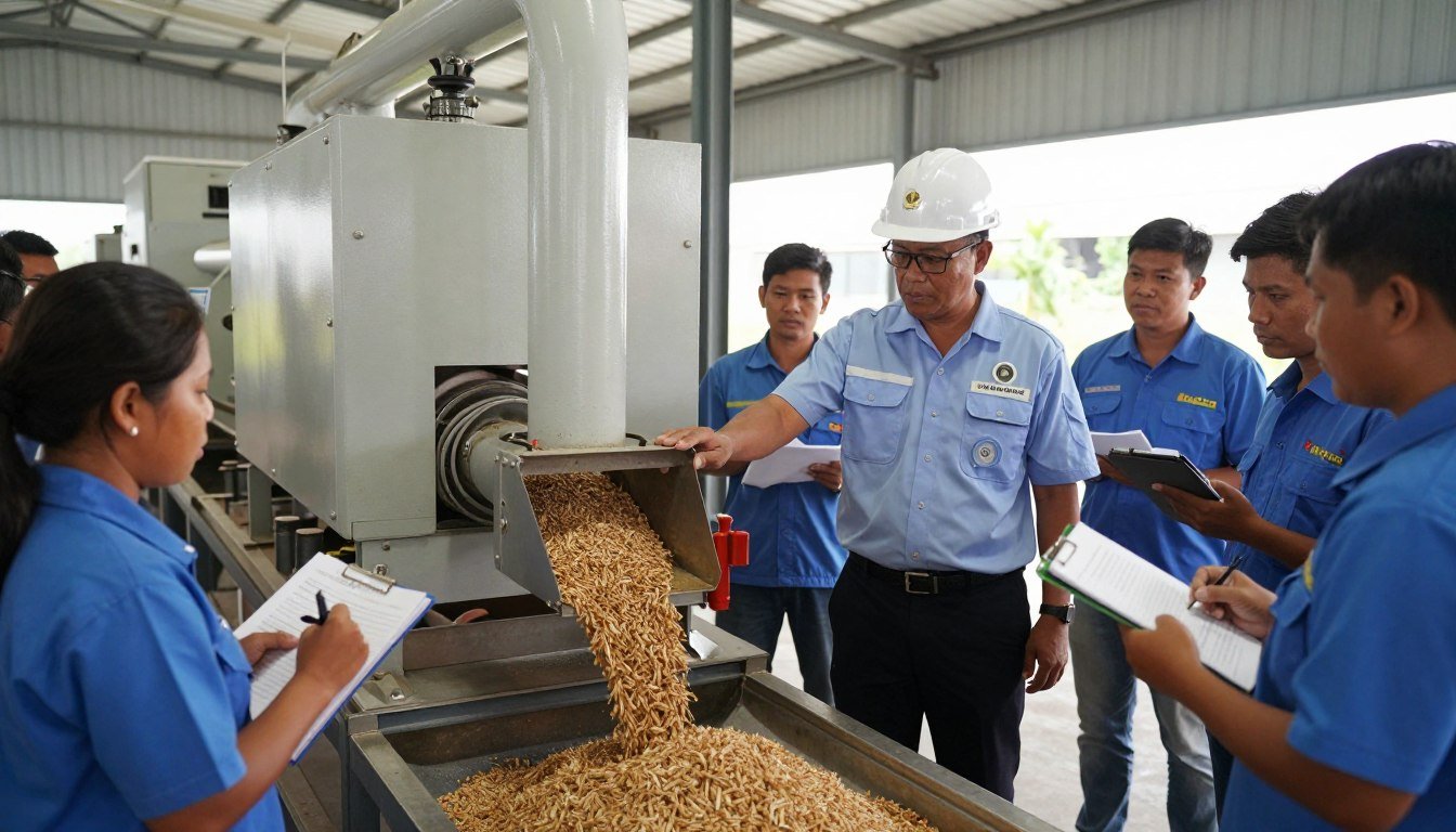 MAIKONG engineer providing customer training