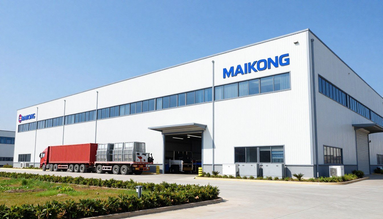 MAIKONG factory facility exterior with company signage