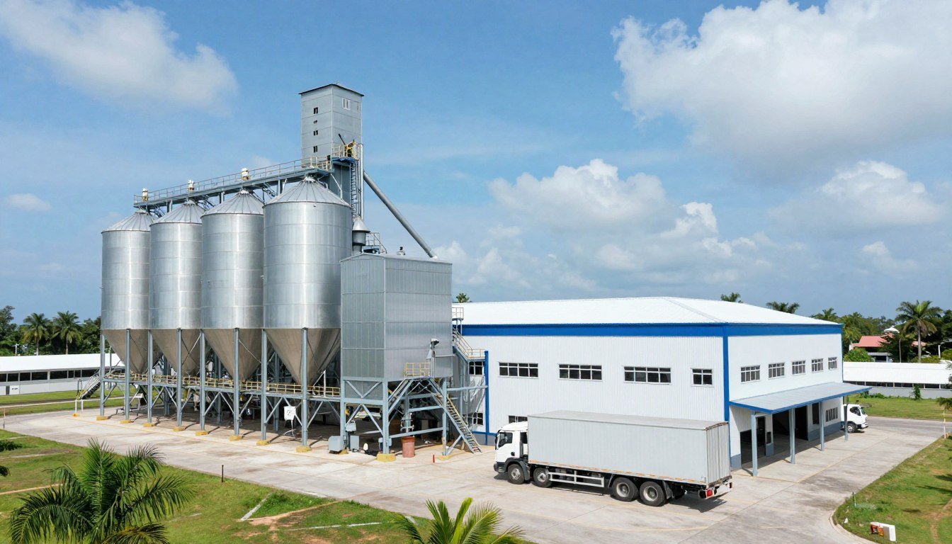MAIKONG feed mill installation project