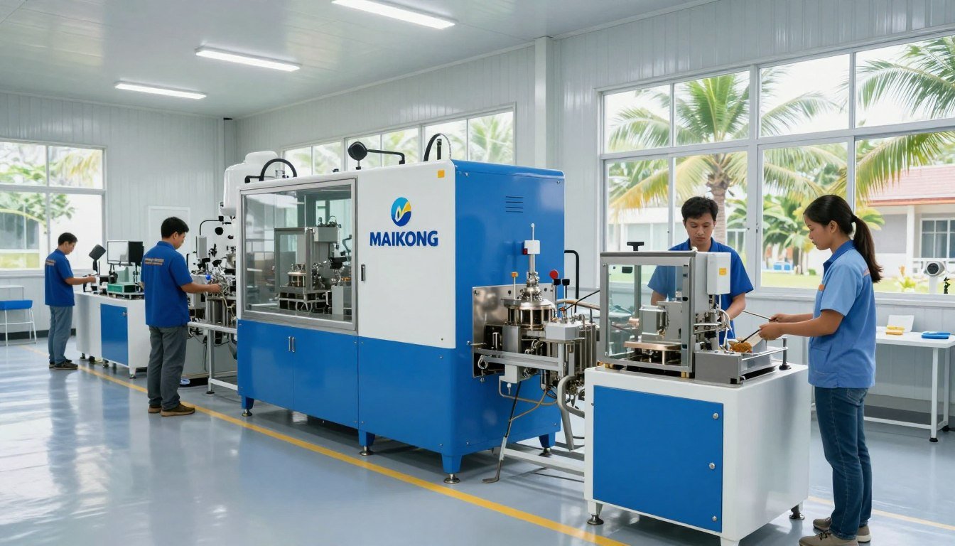 MAIKONG feed production equipment operating in modern Philippine facility
