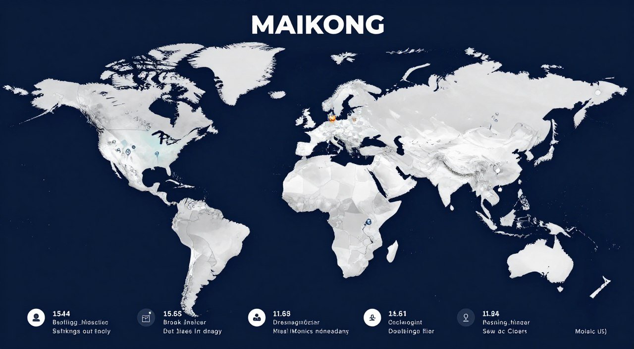 MAIKONG global installation map