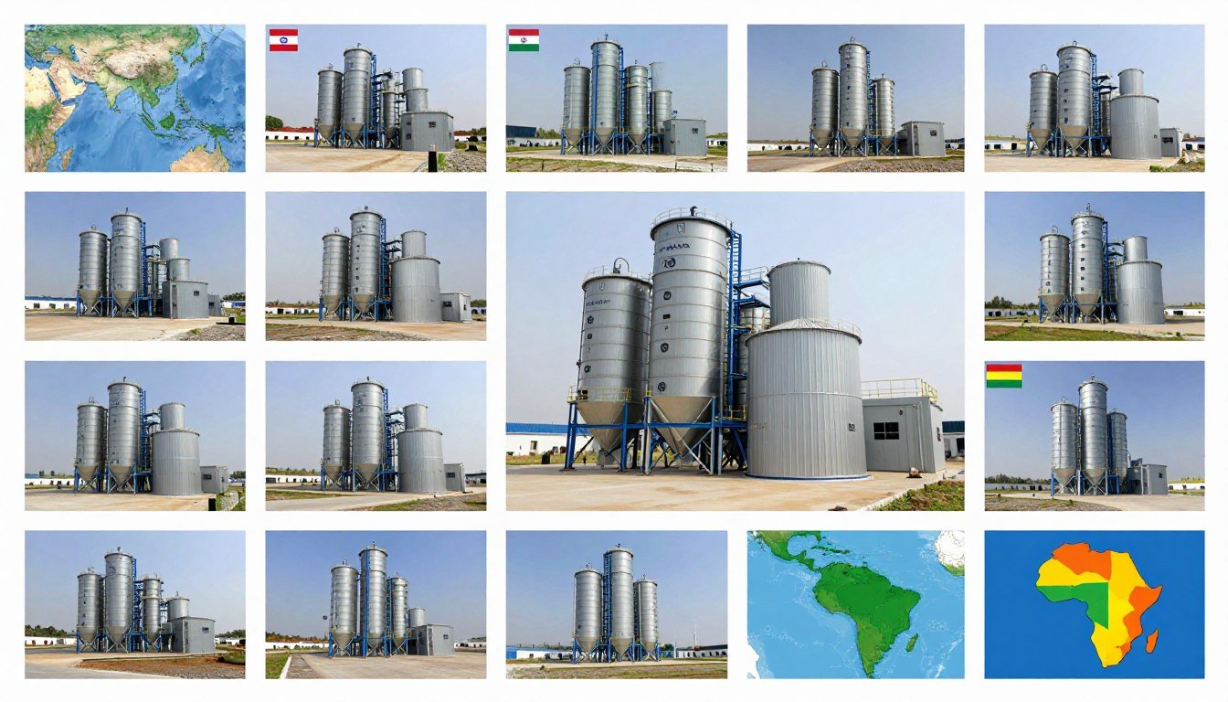 MAIKONG international customer installations collage