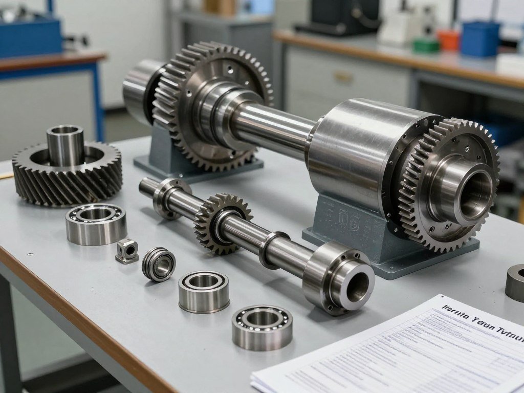 MAIKONG pellet machine core components showing high-quality materials and precision engineering