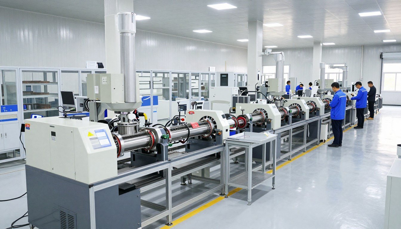 MAIKONG pellet machine manufacturing facility in GD province