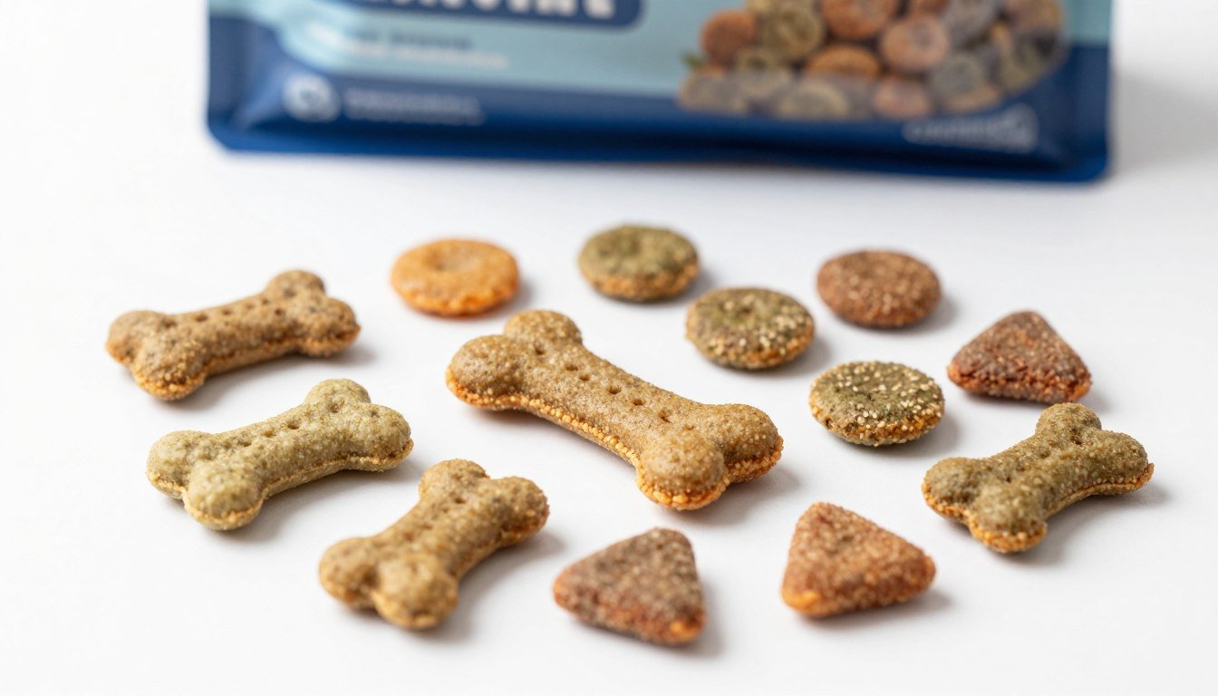 MAIKONG pet food pellets for dogs and cats in various shapes and sizes