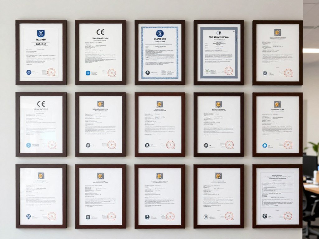 MAIKONG quality certification documents including ISO and CE certificates