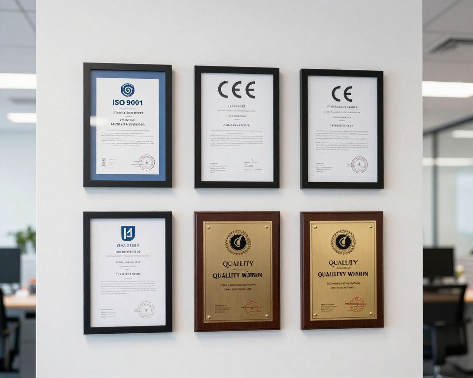 MAIKONG quality certifications and awards display