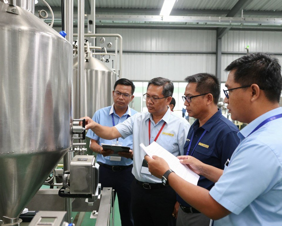 MAIKONG technical team providing installation training in Philippines