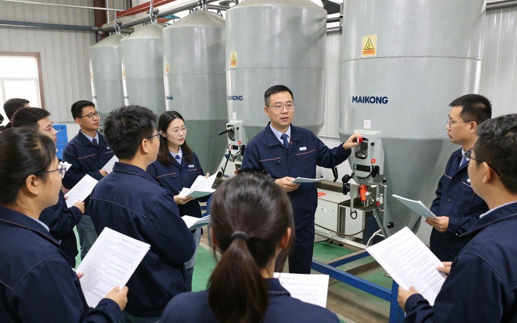 MAIKONG training session with international clients