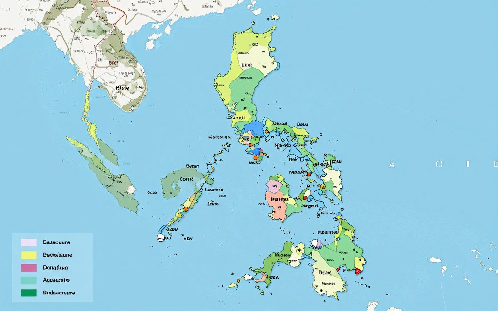 Map of Philippines showing MAIKONG dealer territory opportunities