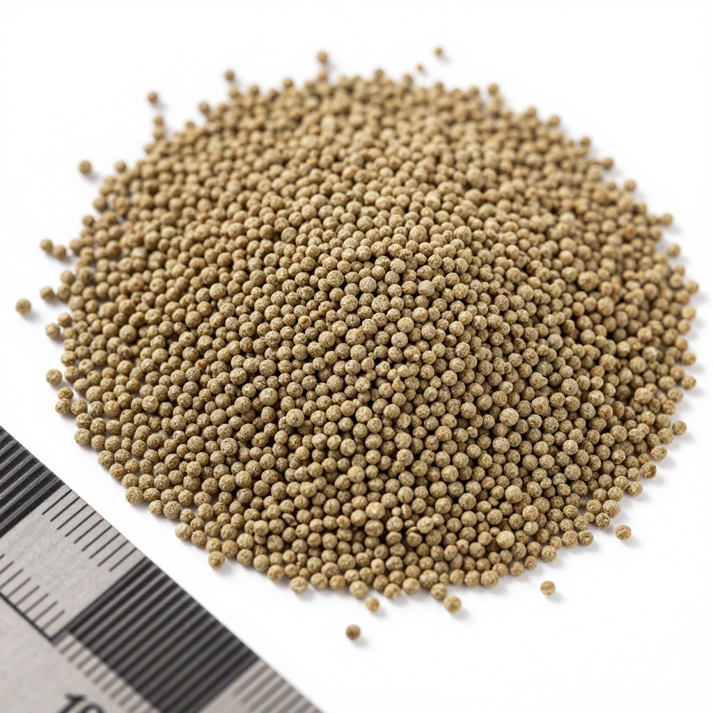 Micro pellet starter feed for fish fry and larvae