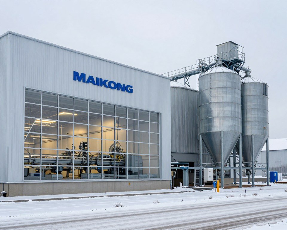 Modern feed mill facility in Poland with MAIKONG production equipment Modern feed mill facility in Poland with MAIKONG production equipment