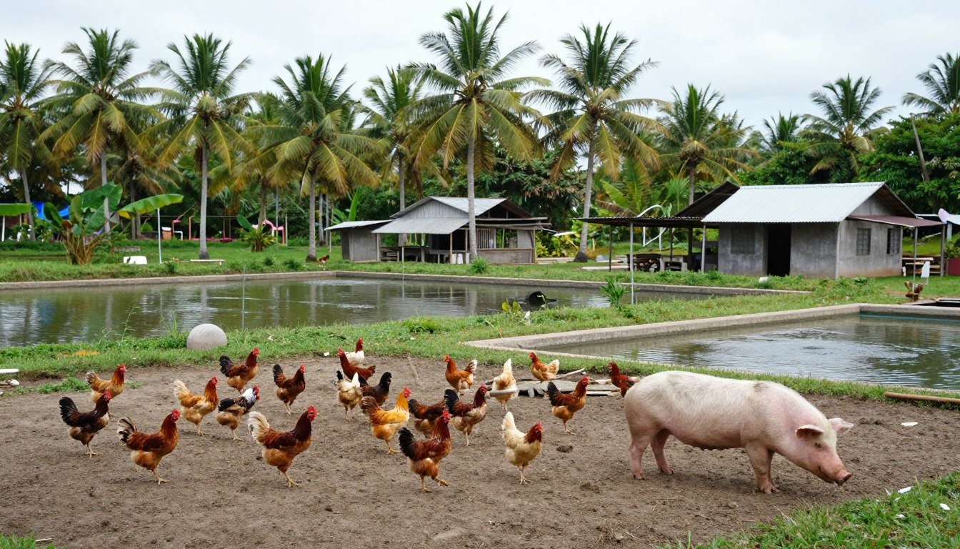 Philippine livestock farming landscape