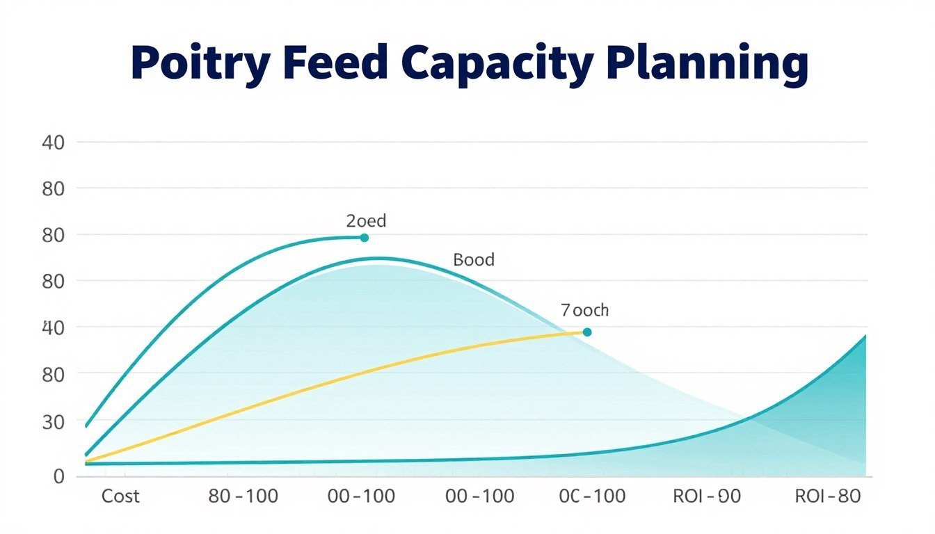 Production capacity planning chart for feed mills Production capacity planning chart for feed mills