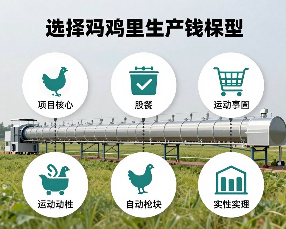 Production line selection factors infographic