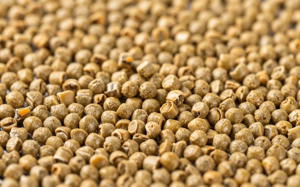 Quality chicken feed pellets on vibrating screen separator
