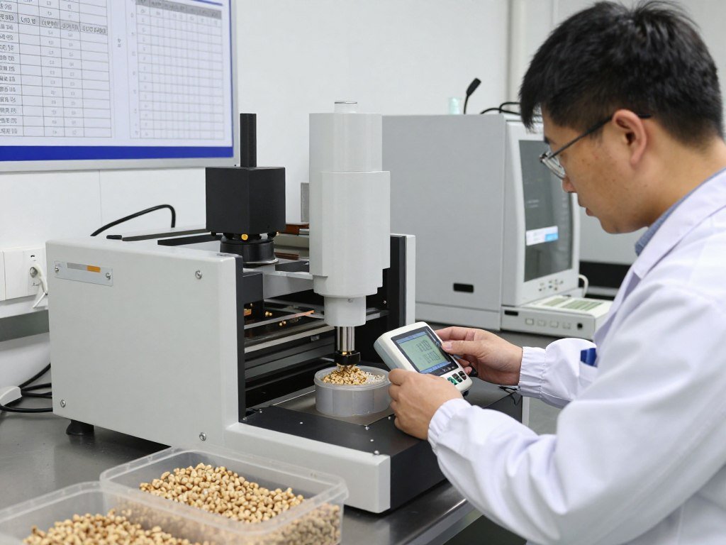 Quality control testing of MAIKONG pellet machines