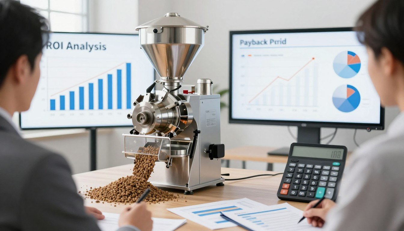 ROI analysis chart for cattle feed pellet machine investment