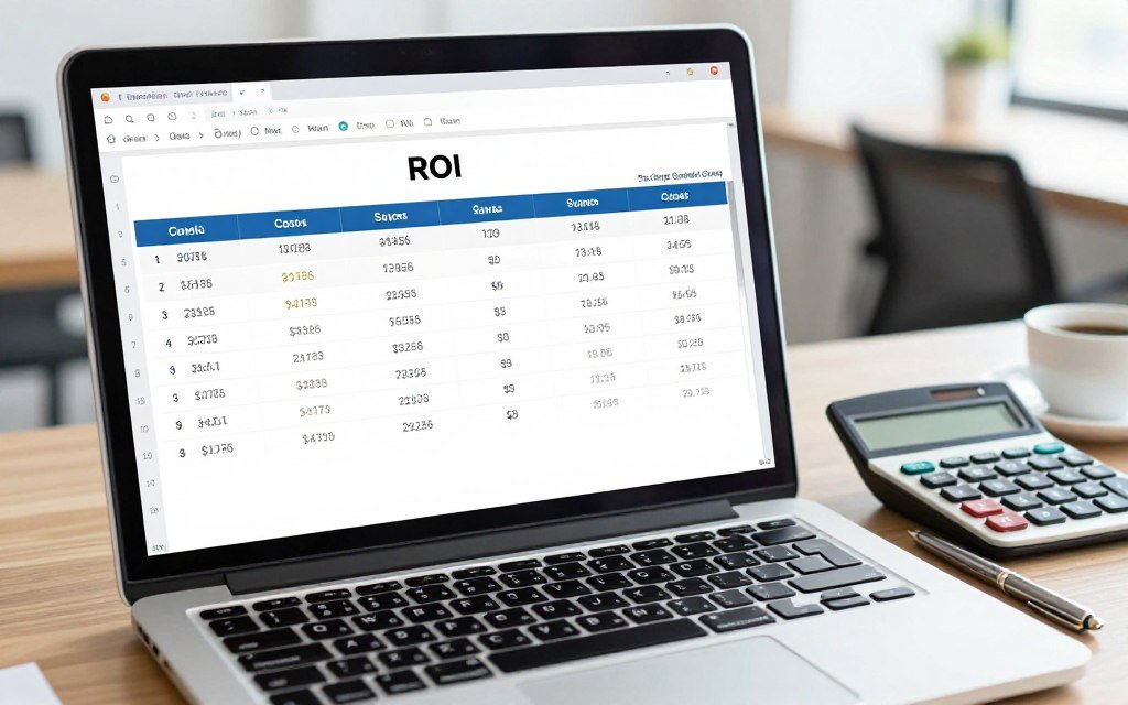 ROI calculation worksheet for pellet machine investment