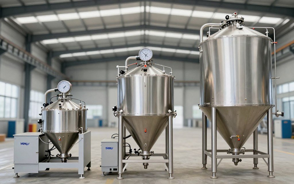 Range of aqua feed production line sizes from small to large capacity systems