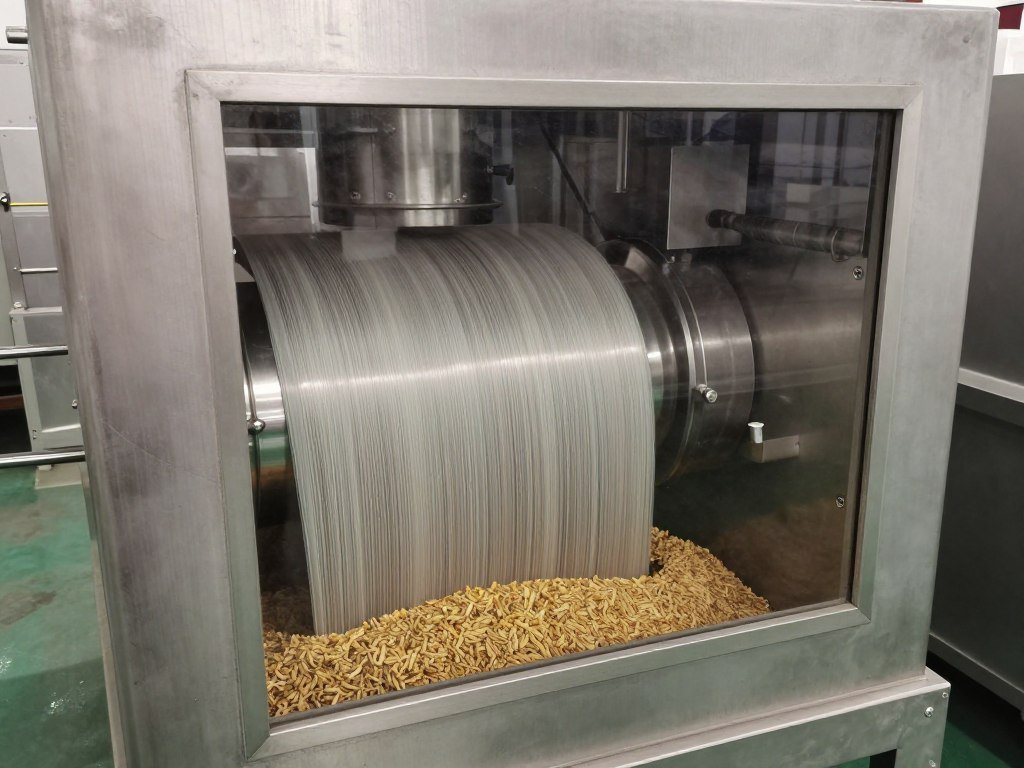 Ribbon mixer for feed ingredient blending