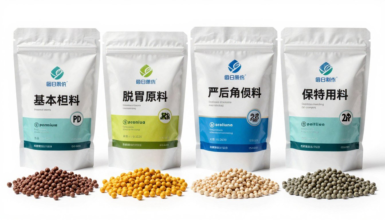Specialty organic fertilizer pellets in different formulations