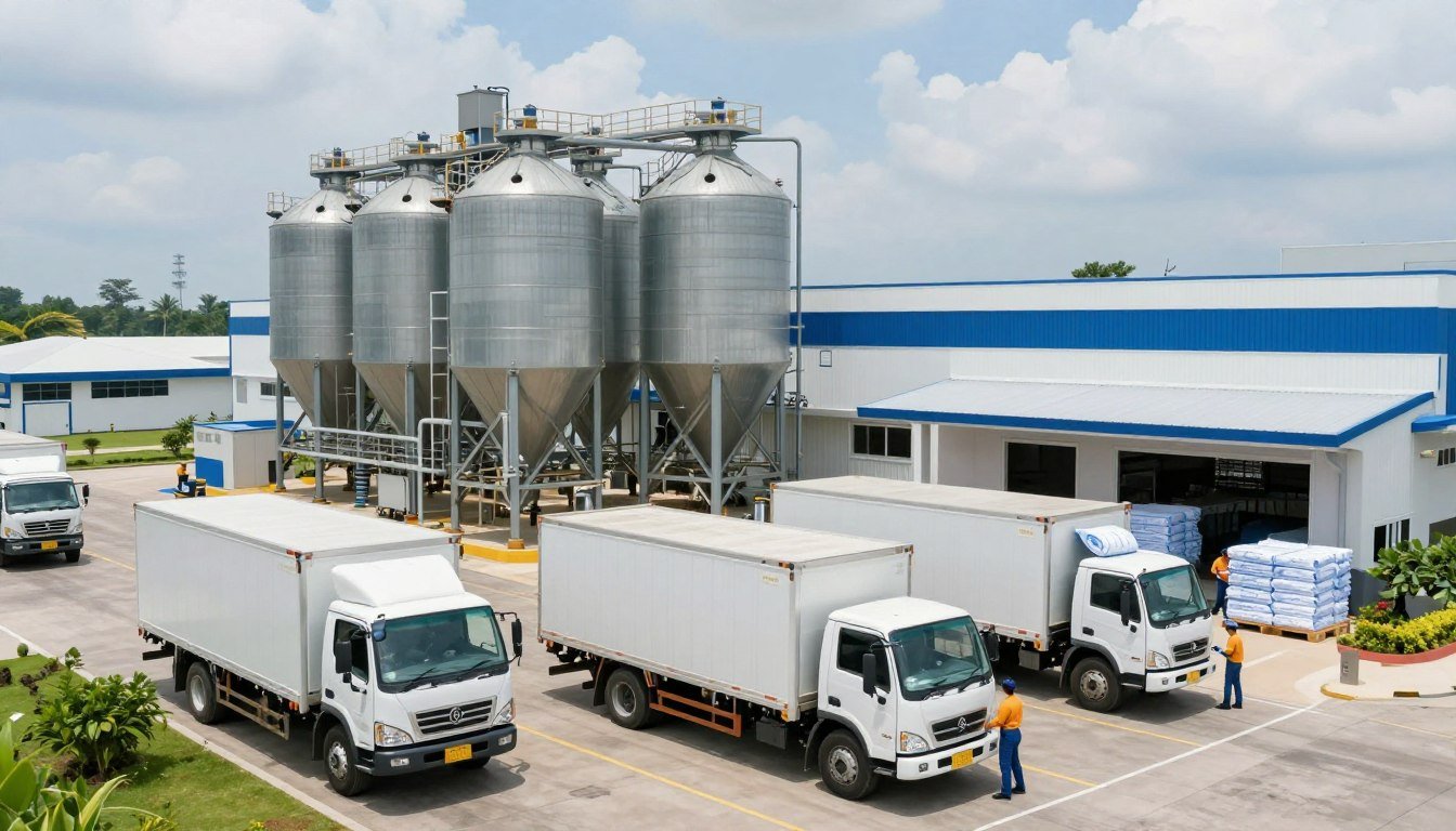 Successful Philippine feed mill operation