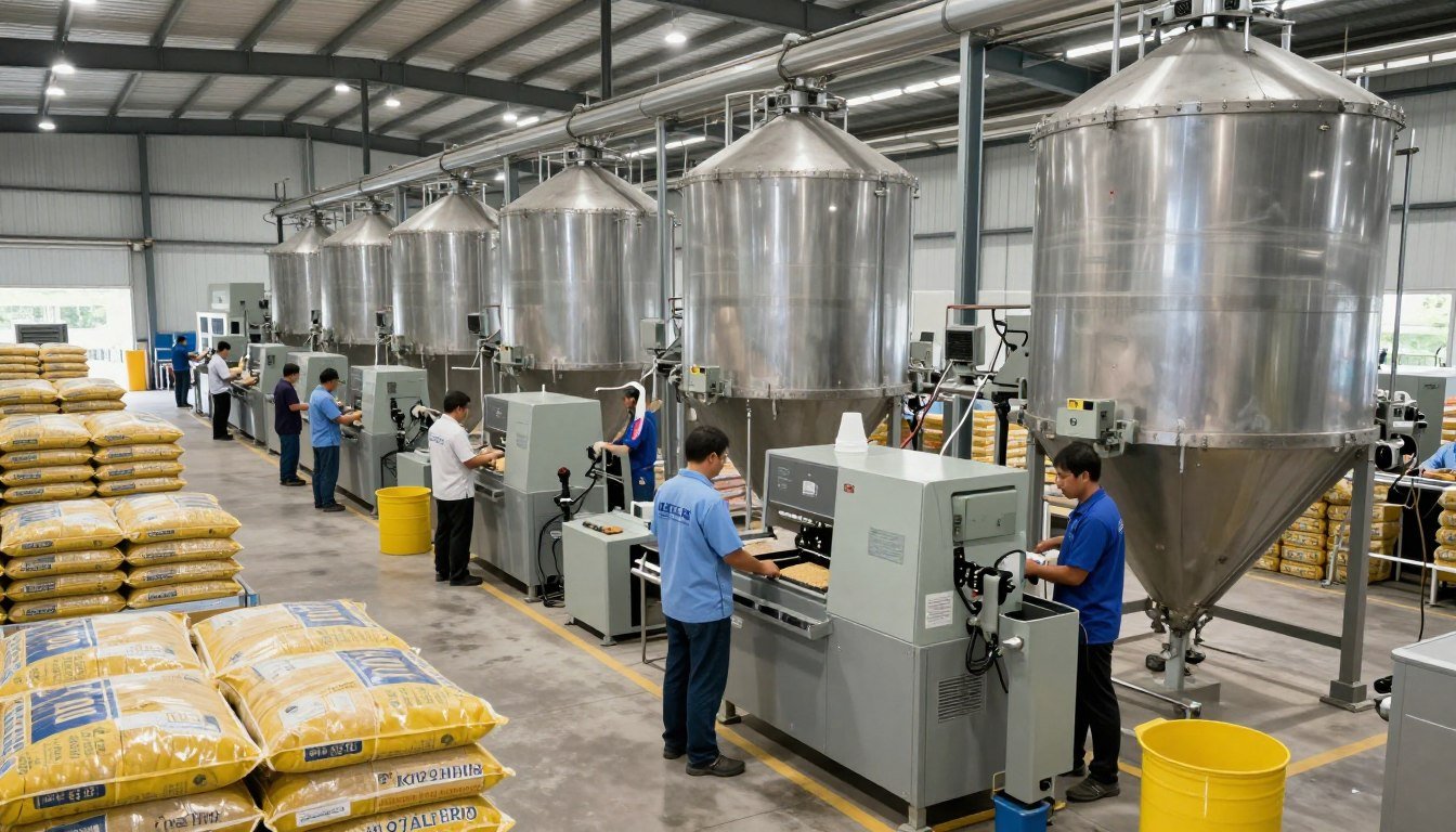 Successful Philippine feed mill operation