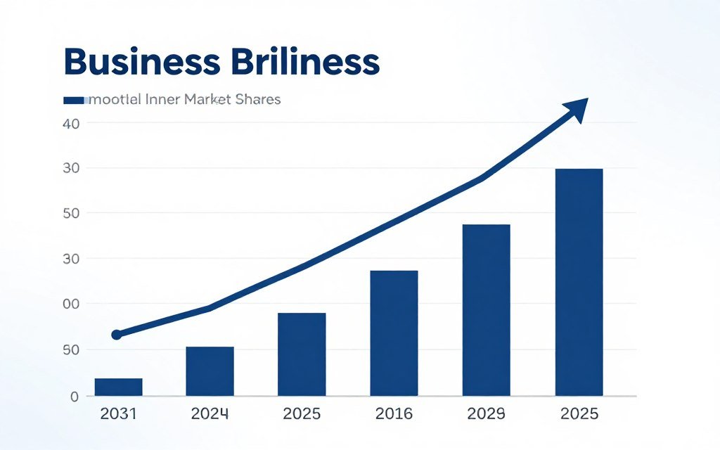 Successful dealer business growth chart
