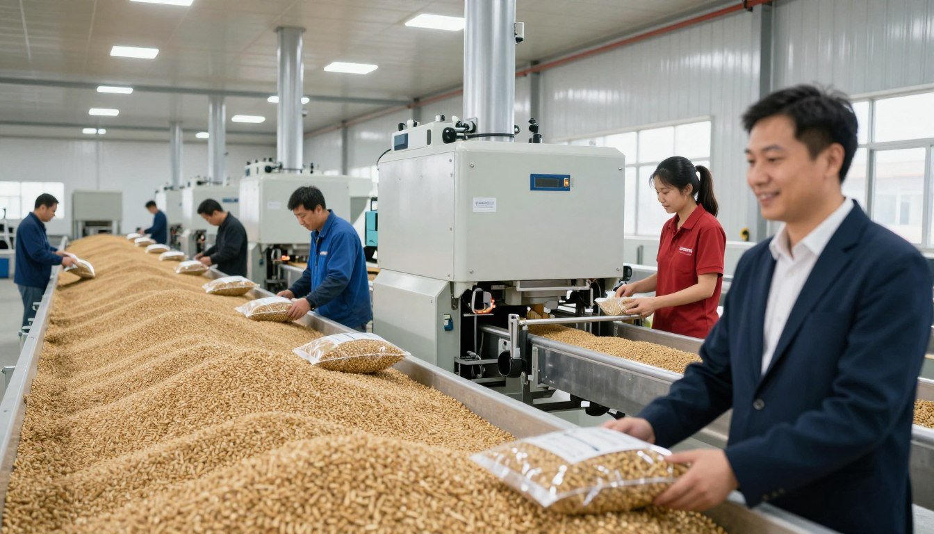 Successful feed production operation with MAIKONG equipment