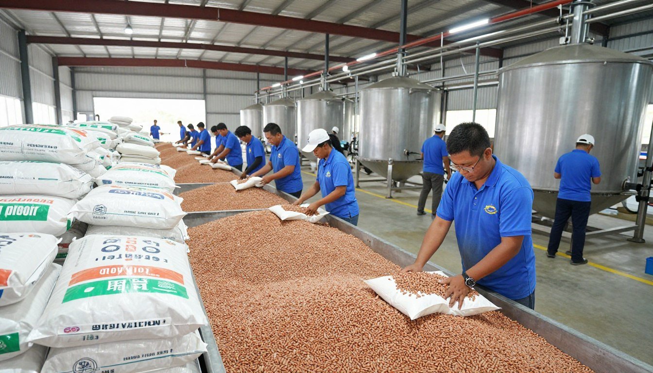 Successful fertilizer pellet production operation