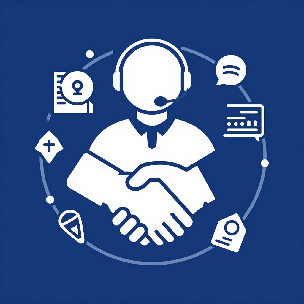 Support icon representing comprehensive dealer assistance