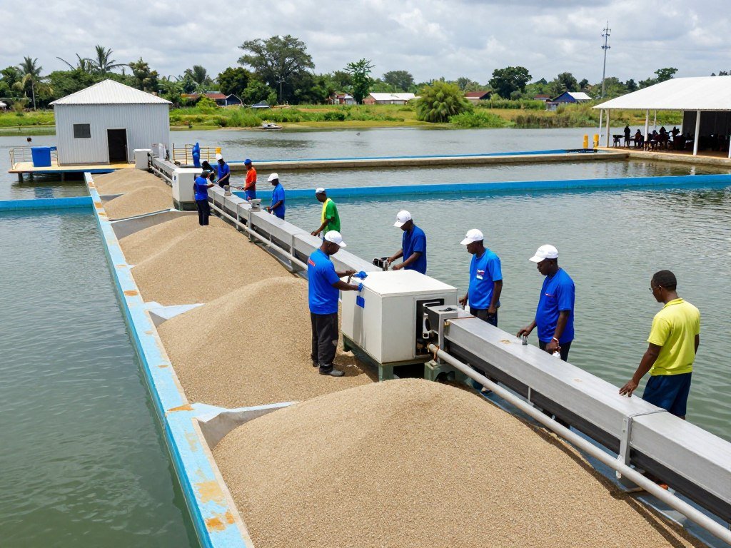 Tanzania commercial tilapia operation
