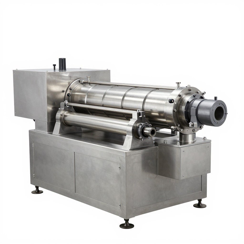 Twin screw extruder for floating aquatic feed