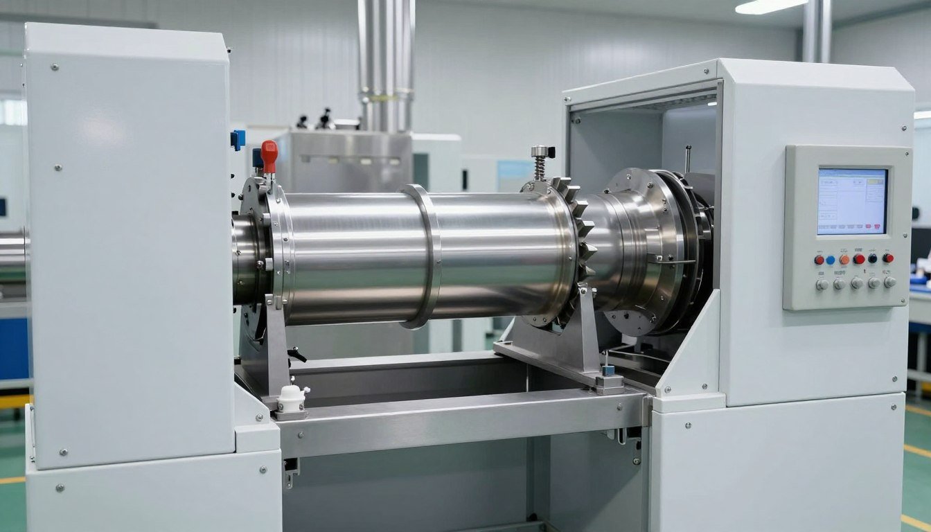 Twin screw extruder for floating fish feed