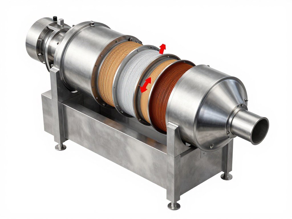 Twin-shaft ribbon mixer for chicken feed