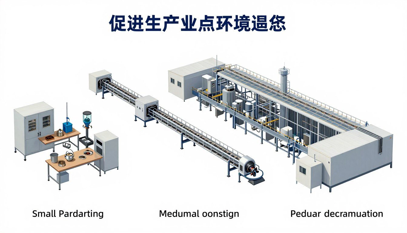Various configurations of poultry feed production lines