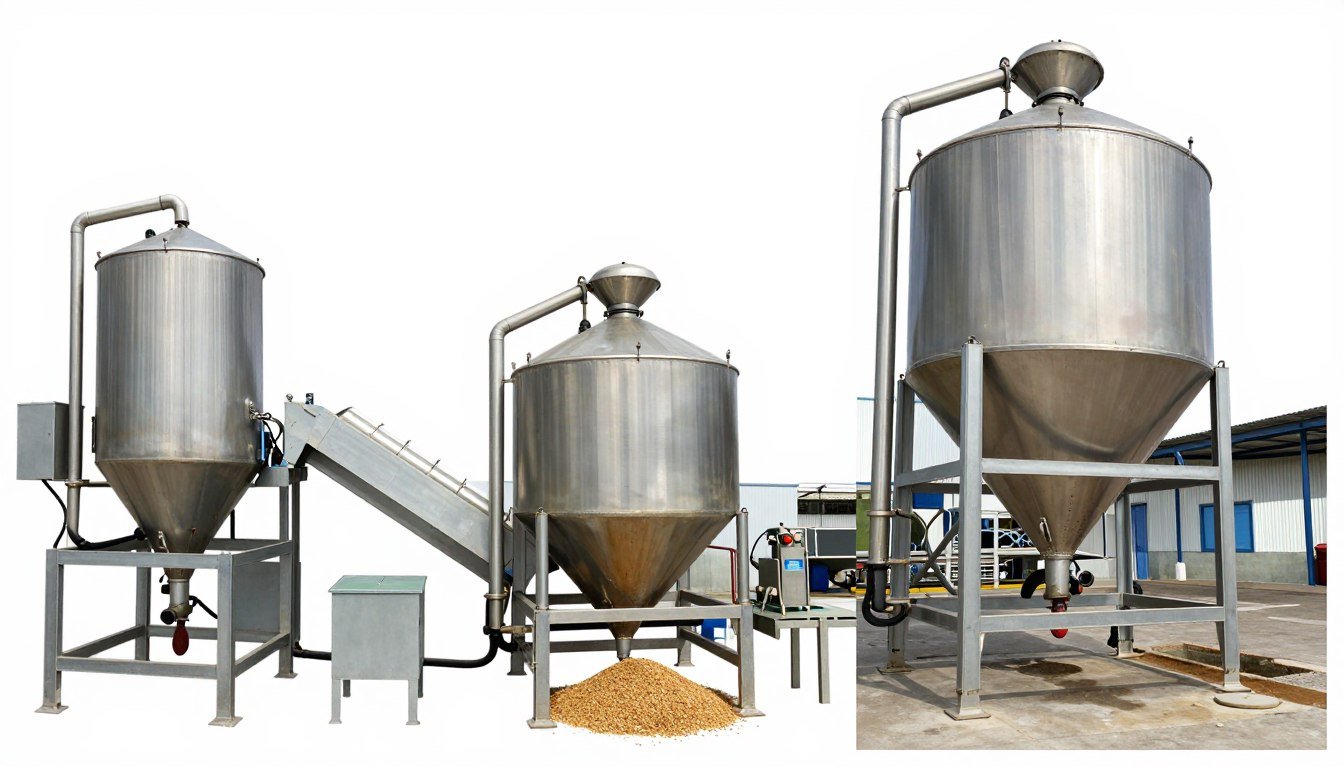 Various sizes of MAIKONG chicken feed production line installations