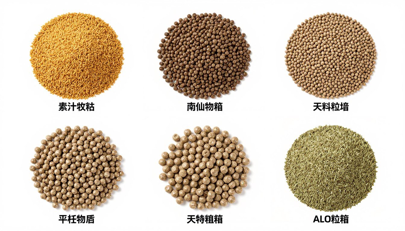 Various types of pellets produced by MAIKONG equipment Various types of pellets produced by MAIKONG equipment