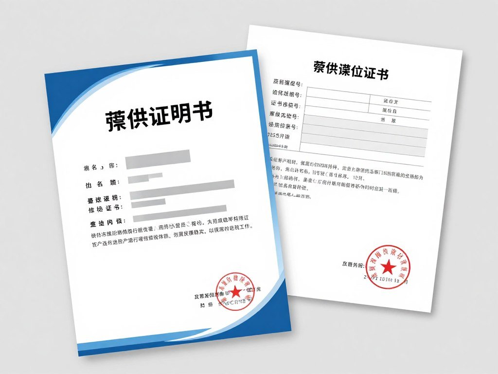 Warranty certificate and service documentation