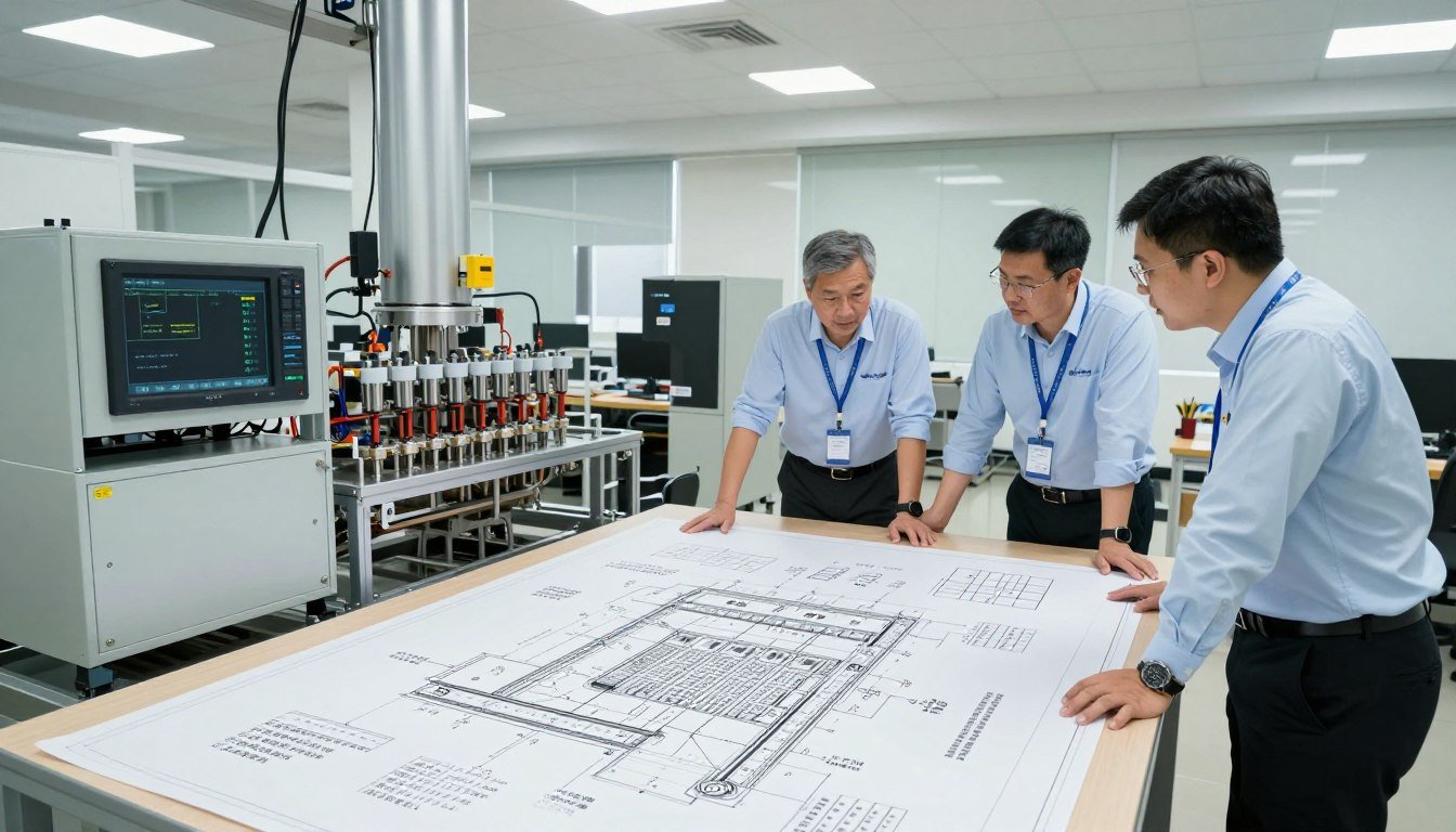 MAIKONG engineers customizing feed production line equipment for Philippine specifications MAIKONG engineers customizing feed production line equipment for Philippine specifications