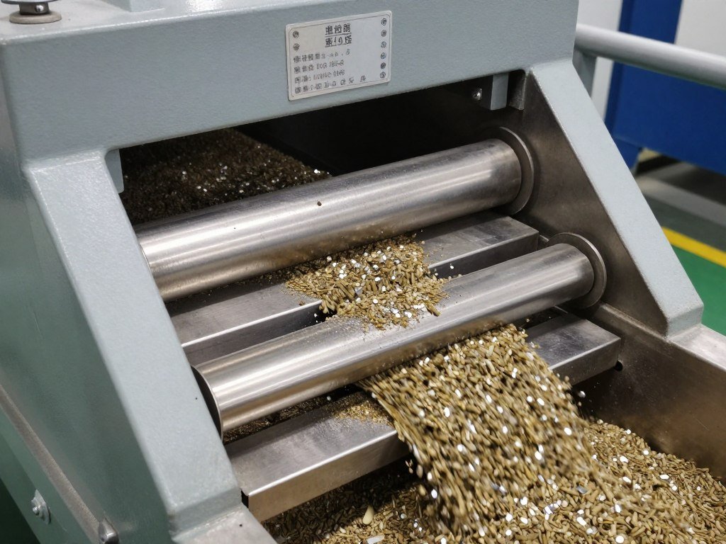Magnetic separator removing metal contaminants