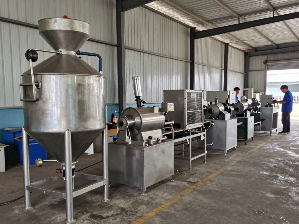 Small scale 500kg per hour fish feed line Small scale 500kg per hour fish feed line