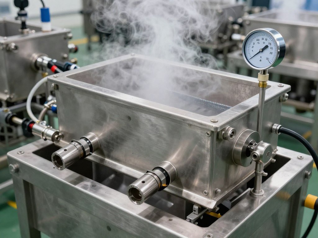 Steam conditioner for feed production Steam conditioner for feed production